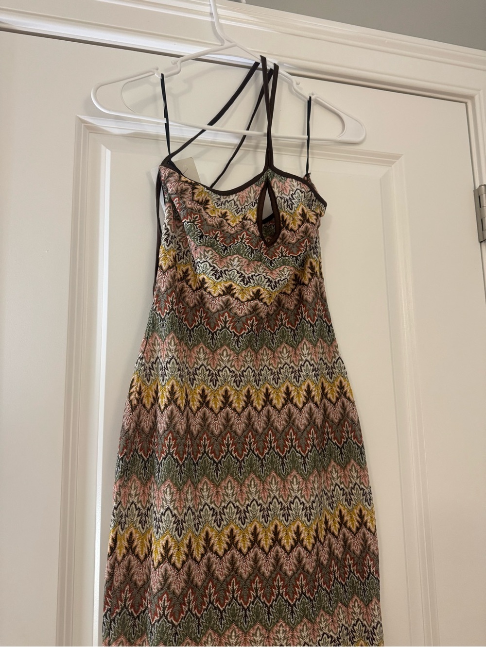 THEA DRESS WITH PATTERN - MULTICOLORED from Design by Si - Picture 9 of 11
